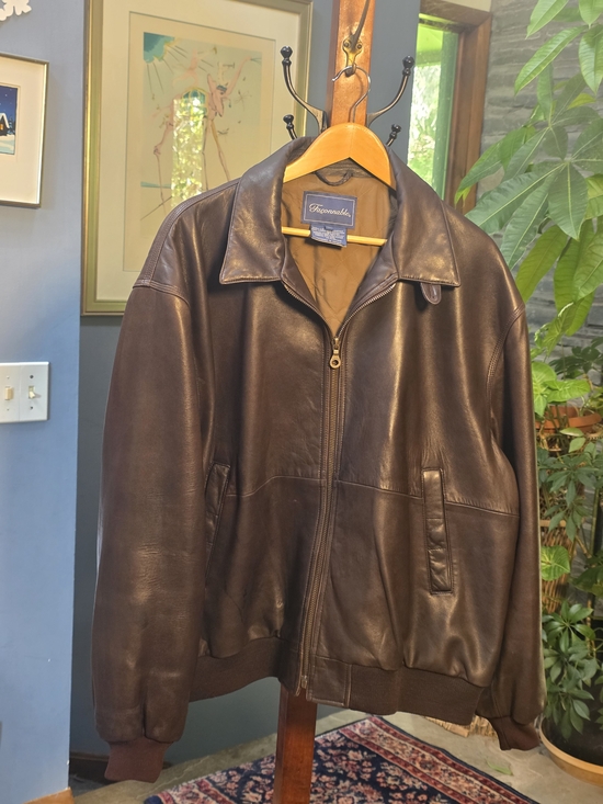 Faconnable Other - FRENCH VINTAGE FACONNABLE LAMB LEATHER JACKET XL